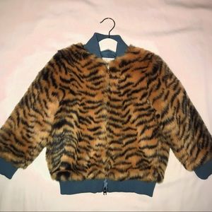 Stella McCartney Kids Fur winter coat